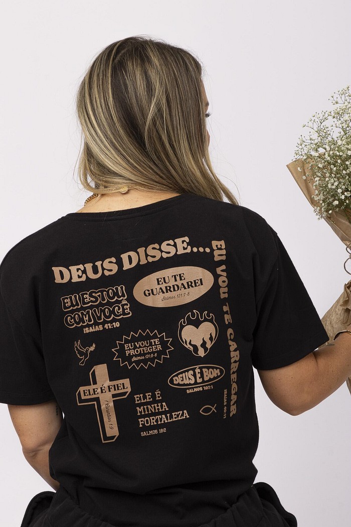 T-SHIRT DEUS DISSE