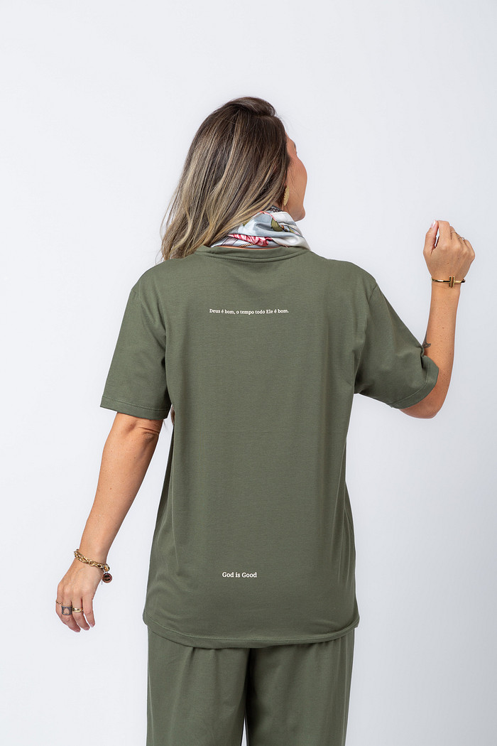 T-SHIRT OVERSIZED ESPERANÇA VERDE