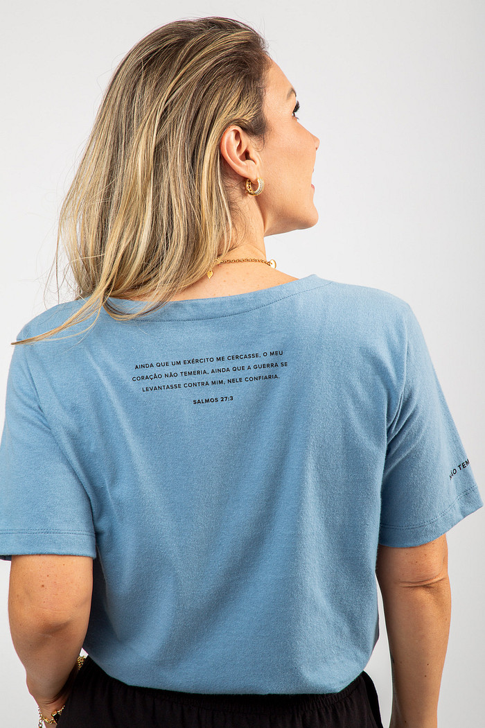 T-SHIRT NELE CONFIARIA AZUL