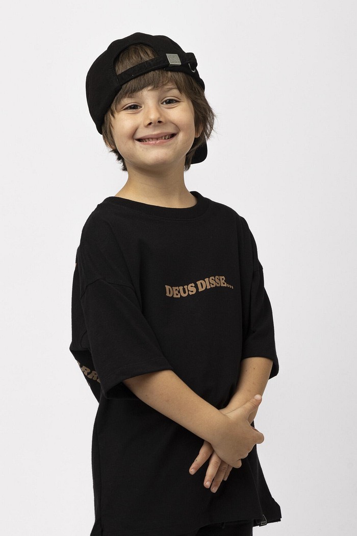 CAMISETA INFANTIL DEUS DISSE