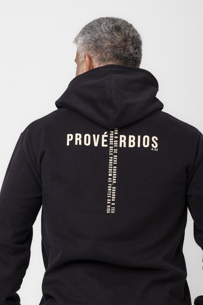 CASACO MOLETOM PROVÉRBIOS