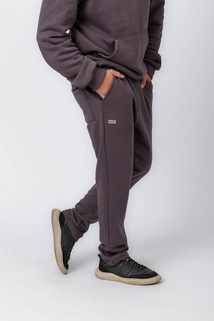 CALÇA MASCULINA GOD IS GOOD GREY