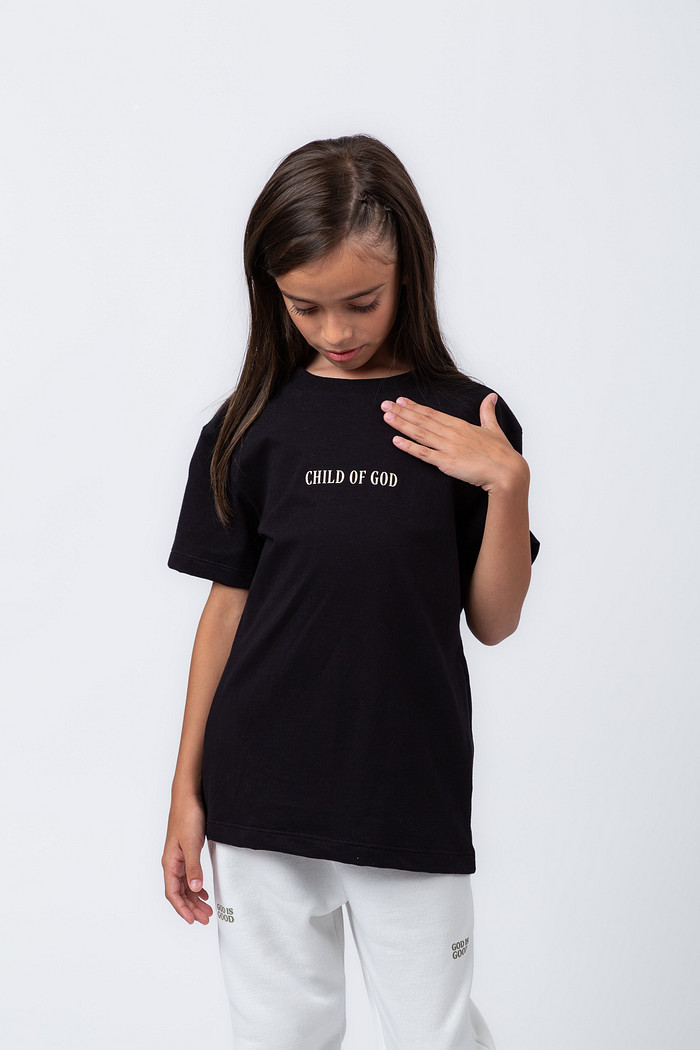 CAMISETA INFANTIL MINHA IDENTIDADE PRETO