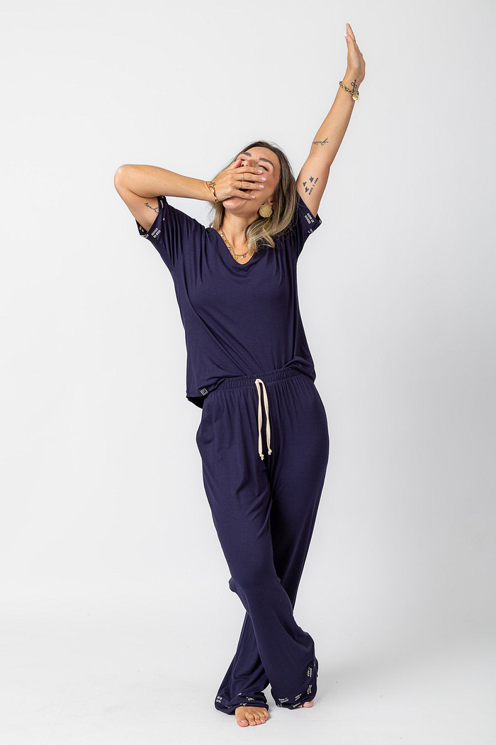 CONJUNTO PIJAMA EM PAZ ME DEITO