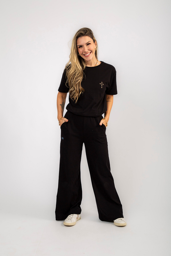 CALÇA PANTALONA GOD PRETA