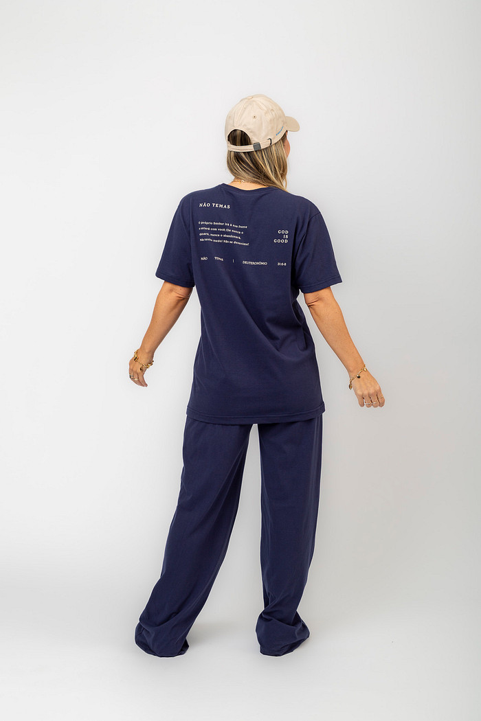 T-SHIRT NÃO DESANIME OVERSIZED