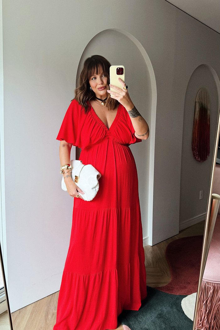 VESTIDO LONGO OLIVIA VERMELHO