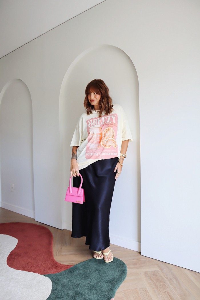 Saia Midi Alongada Paola PRETO