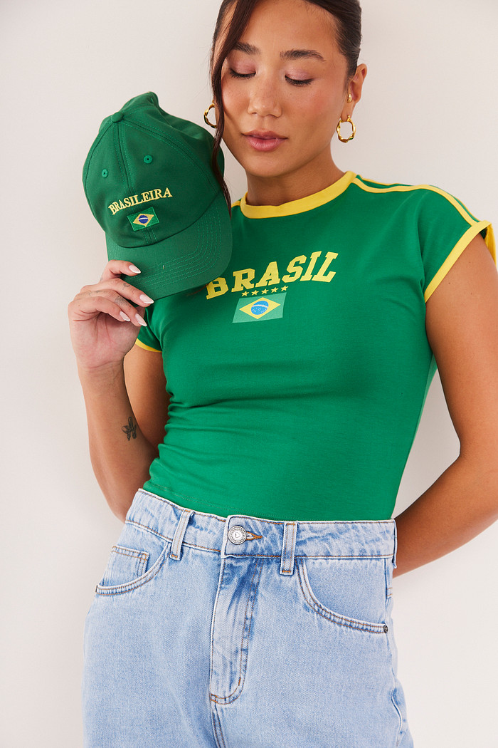 BONÉ BRASILEIRA VERDE