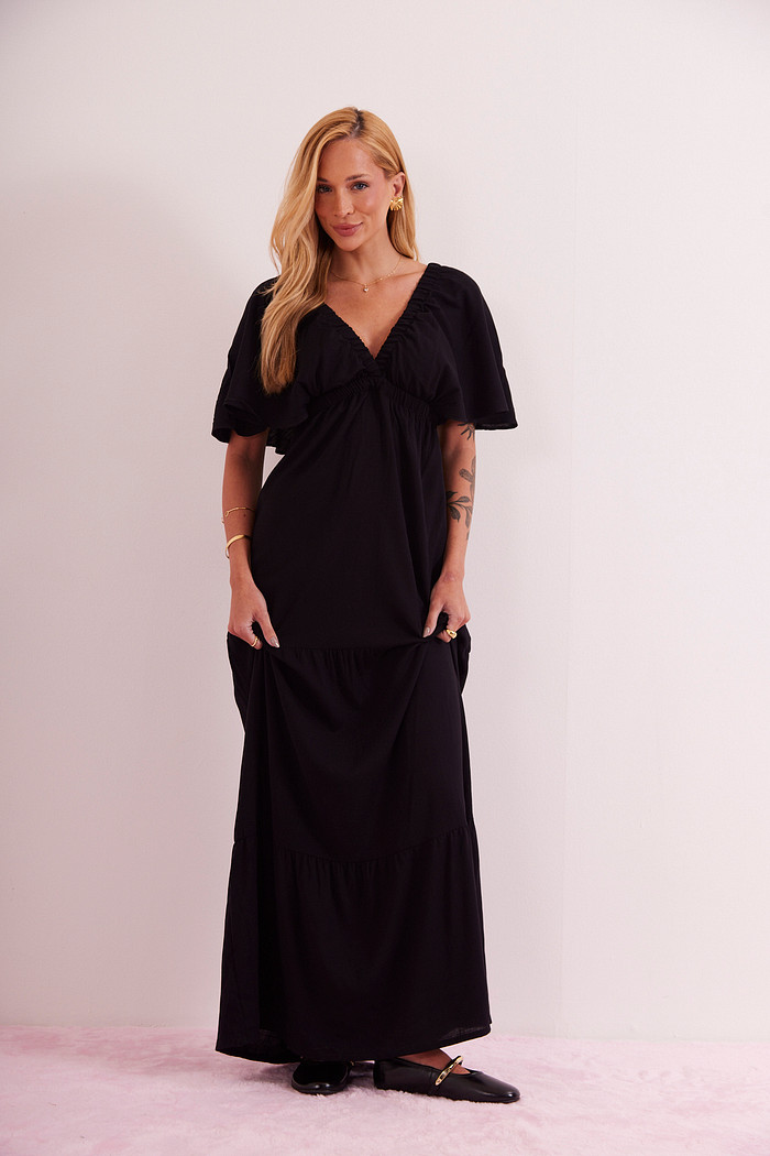 VESTIDO LONGO OLIVIA PRETO