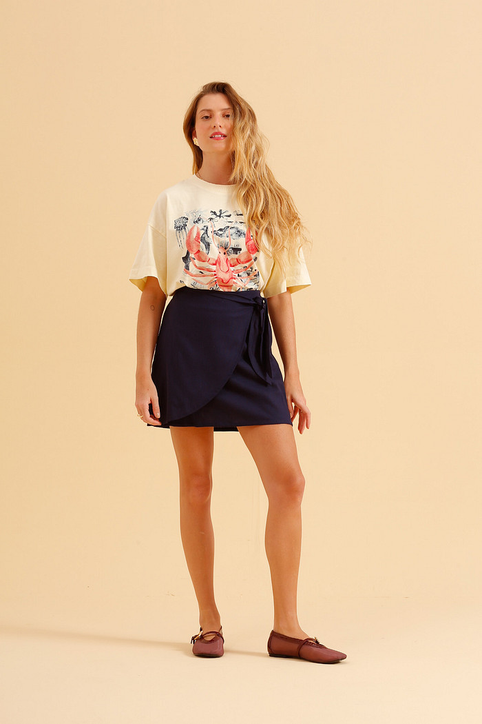 SHORTS SAIA AZUL MARINHO