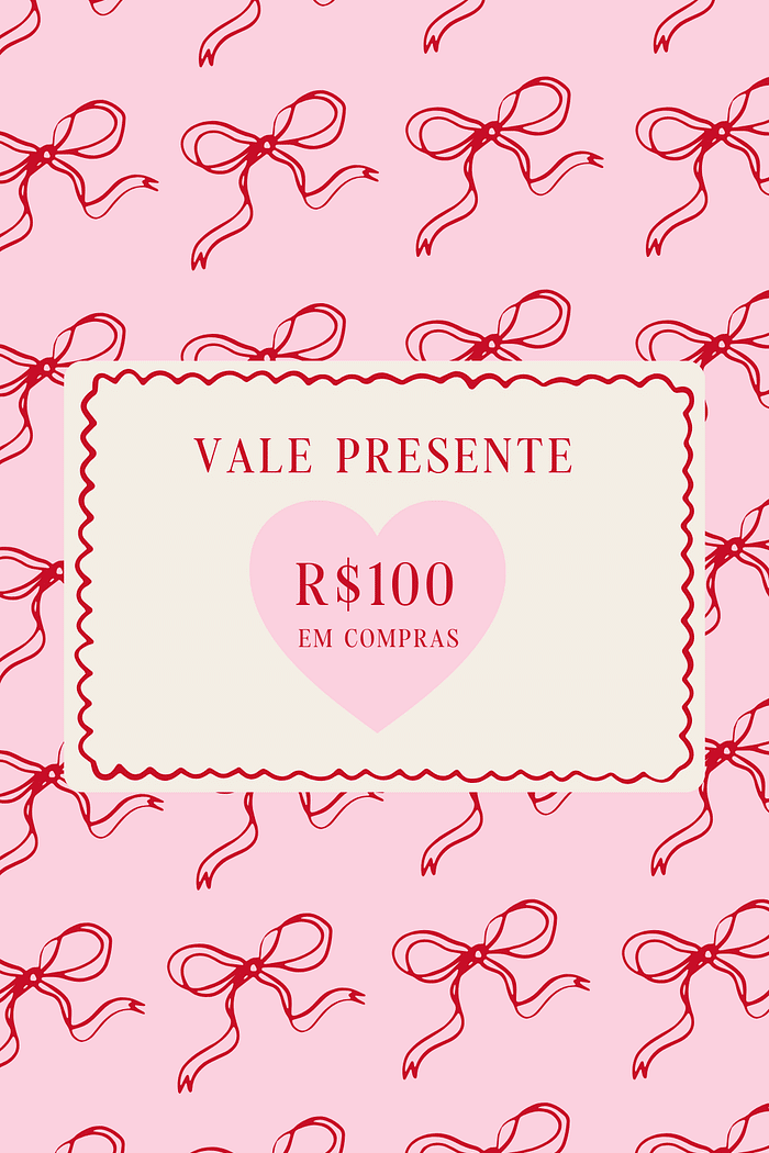 Vale presente In Love 100 BRANCO