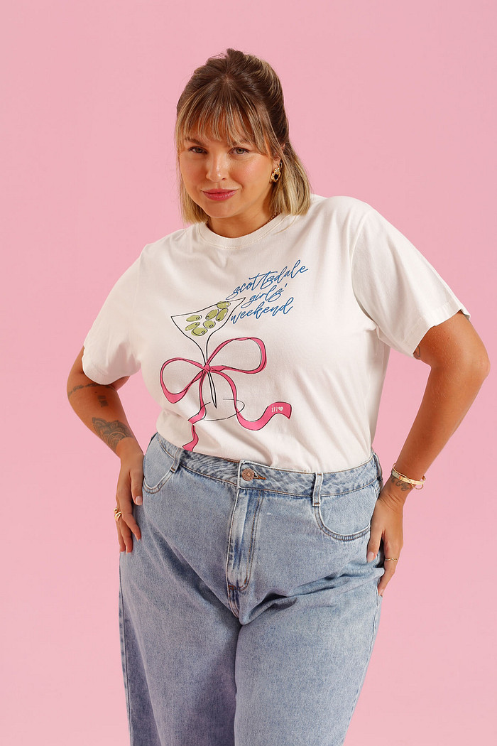 T-SHIRT GIRLS WEEKEND OFF WHITE