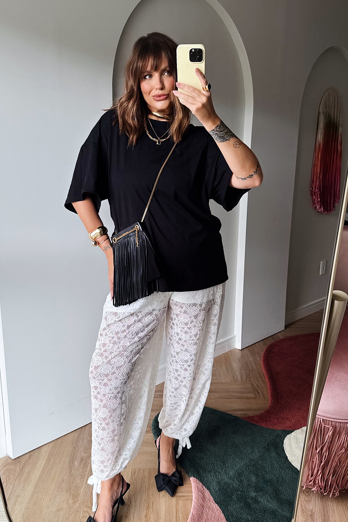 CALÇA HELENA OFF WHITE