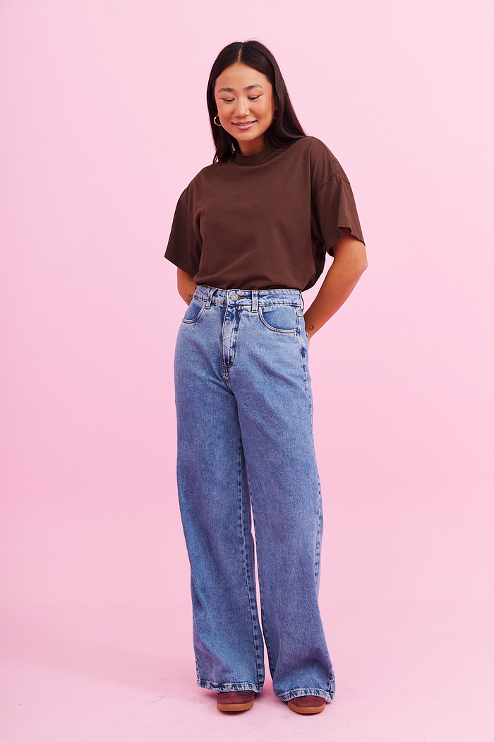 T-SHIRT OVER TURIN MARROM