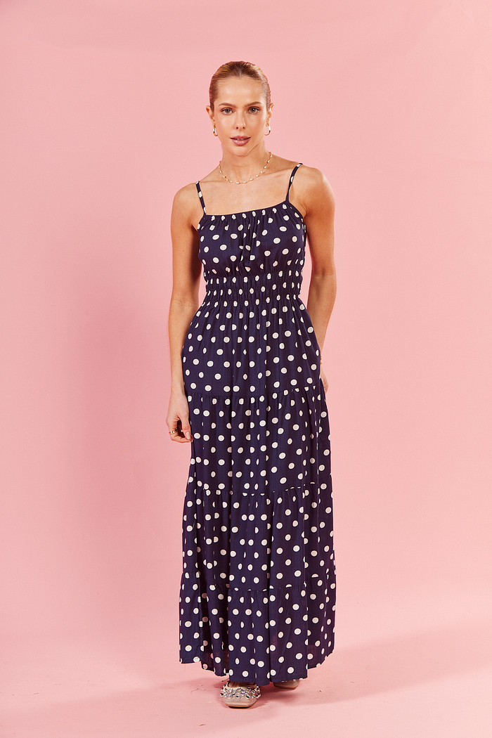 VESTIDO AURORA POA FUNDO AZUL