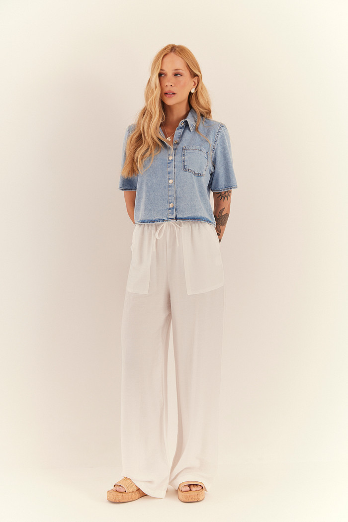 CALCA BRENDA OFF WHITE