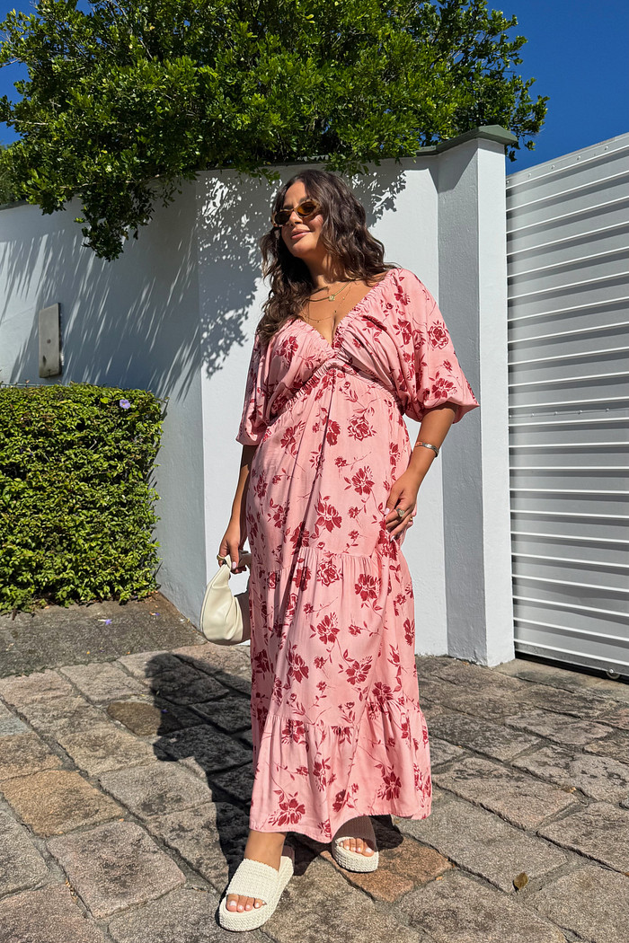 VESTIDO LONGO ISABELA ESTAMPADO