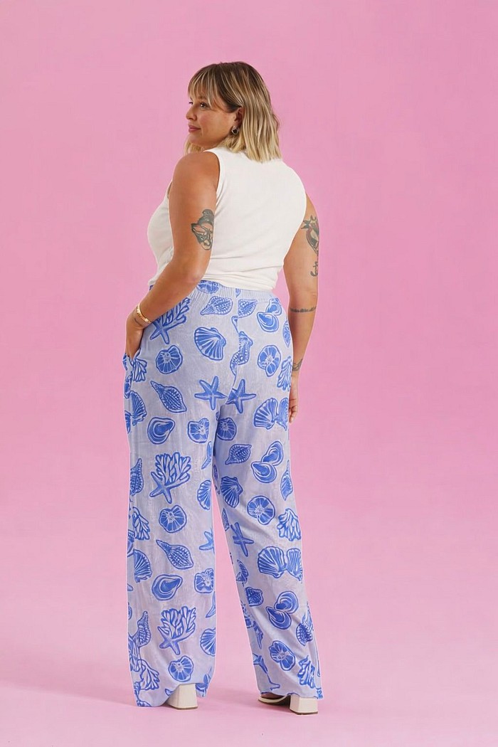 CALCA FUNDO DO MAR AZUL FUNDO DO MAR