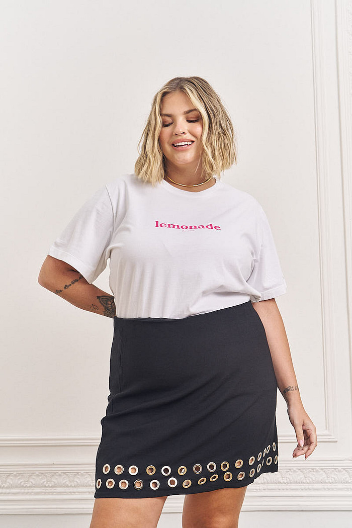 Saia Curta Belie PRETO