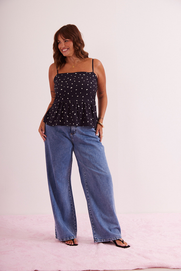 BLUSA ALÇA CLARICE ESTAMPADO