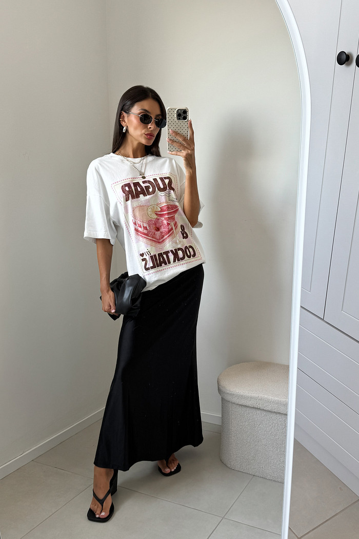 SAIA MIDI TAINA PRETO