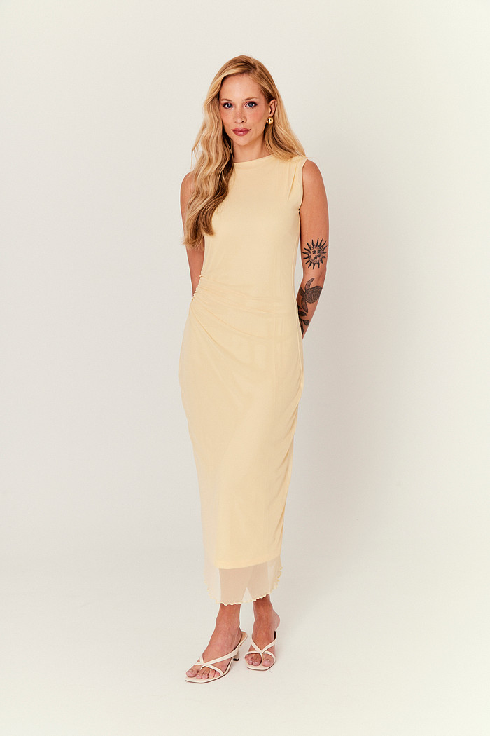 VESTIDO ADRIANE AMARELO