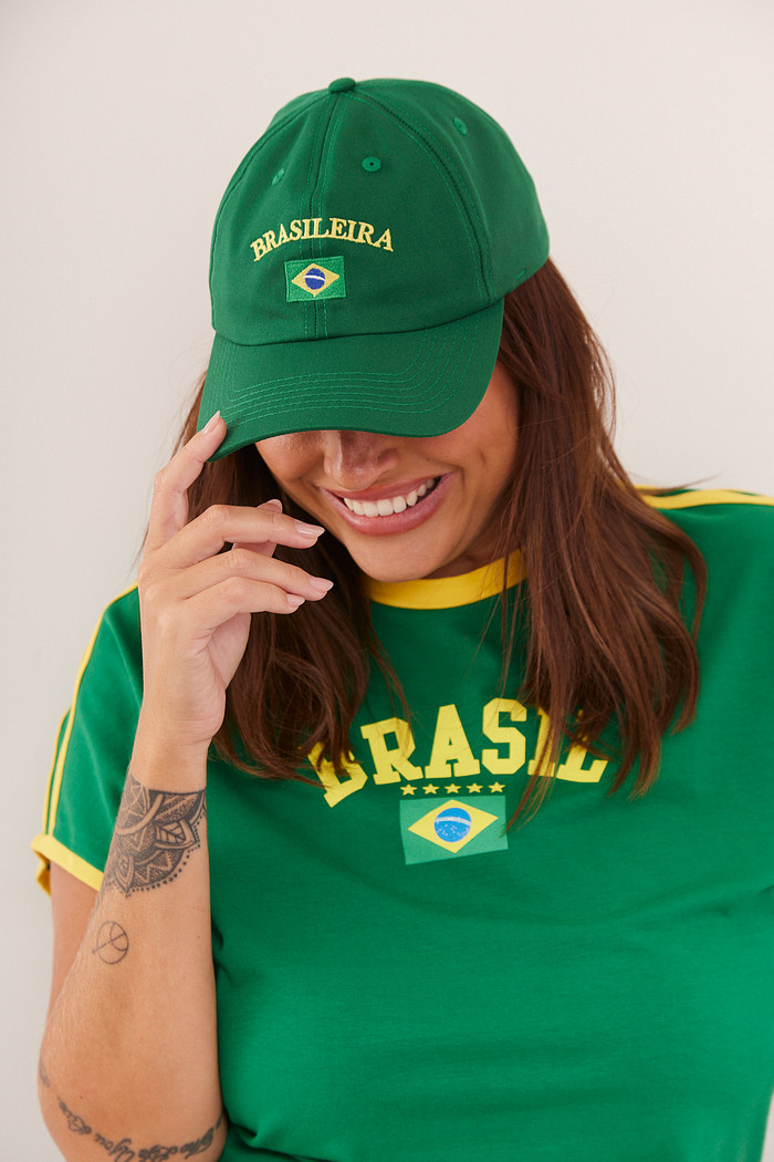 BONÉ BRASILEIRA VERDE