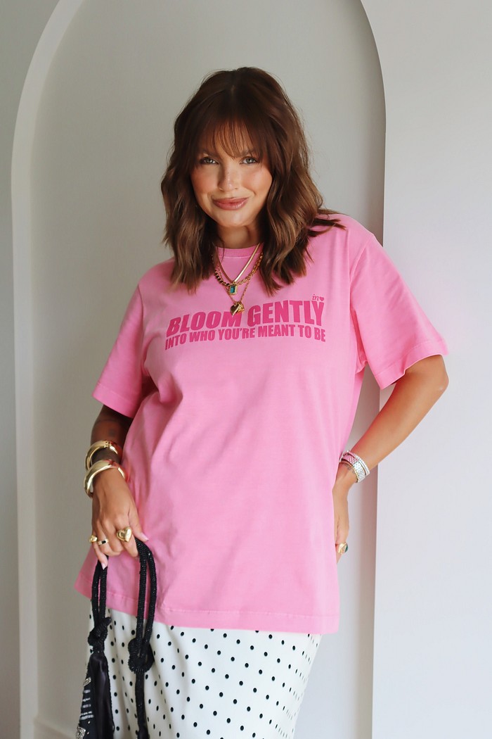 T-SHIRT SLIM BLOOM GENTLY ROSA