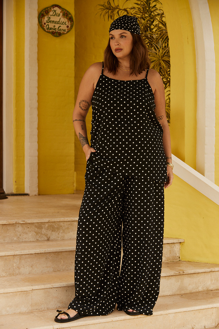 CALCA ALICE POA FUNDO PRETO