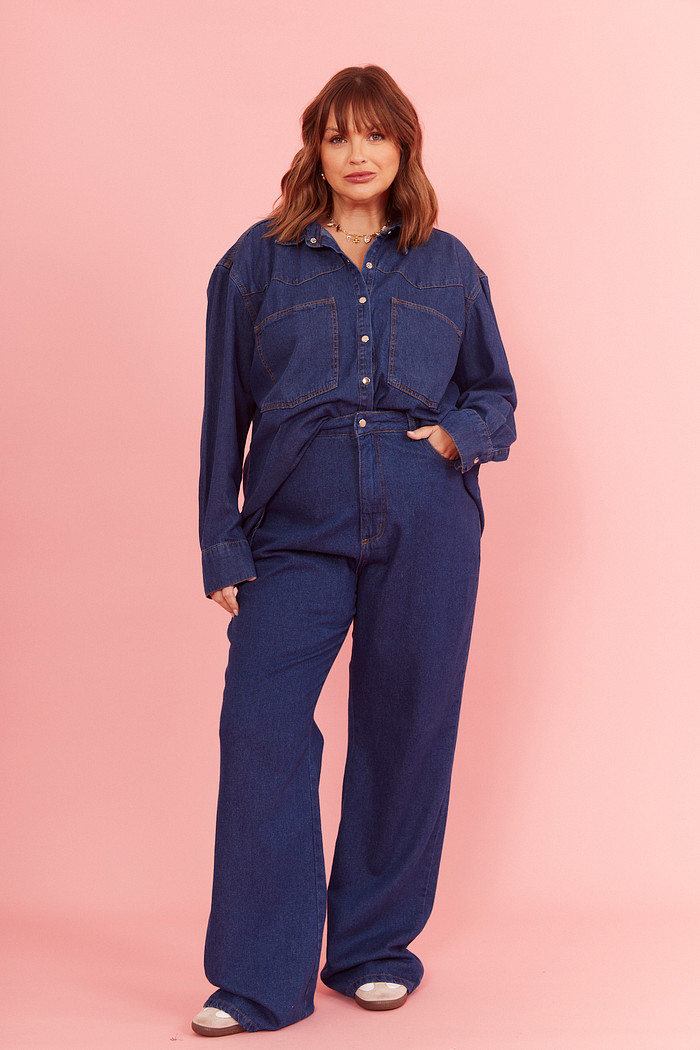 CALÇA JEANS FLARE ARIELA JEANS