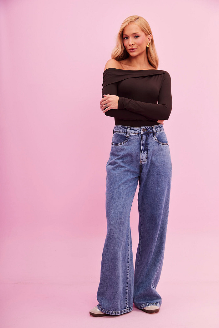 BODY POLIAMIDA MAITE MARROM