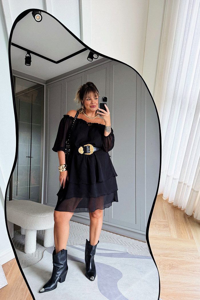 Vestido Curto  Ariana PRETO