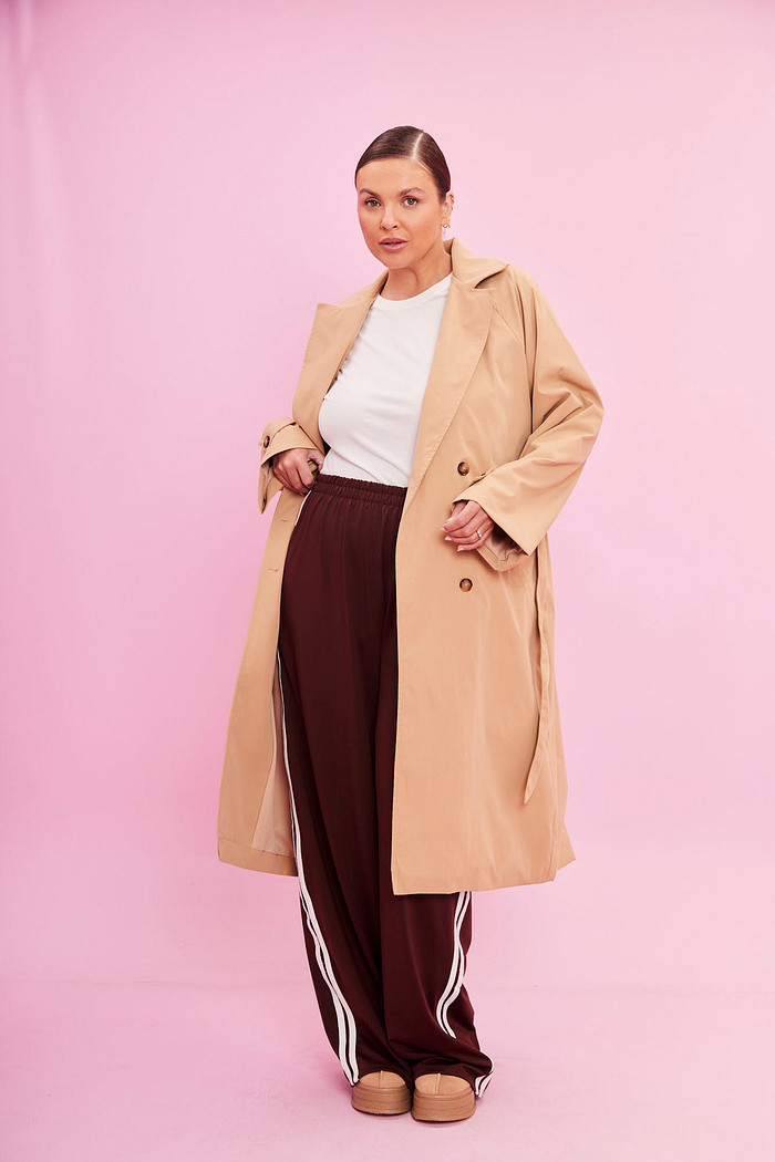 CALÇA TRACK PANTS MARROM