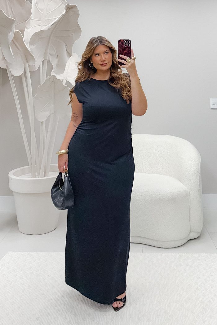 VESTIDO ANGELINA PRETO