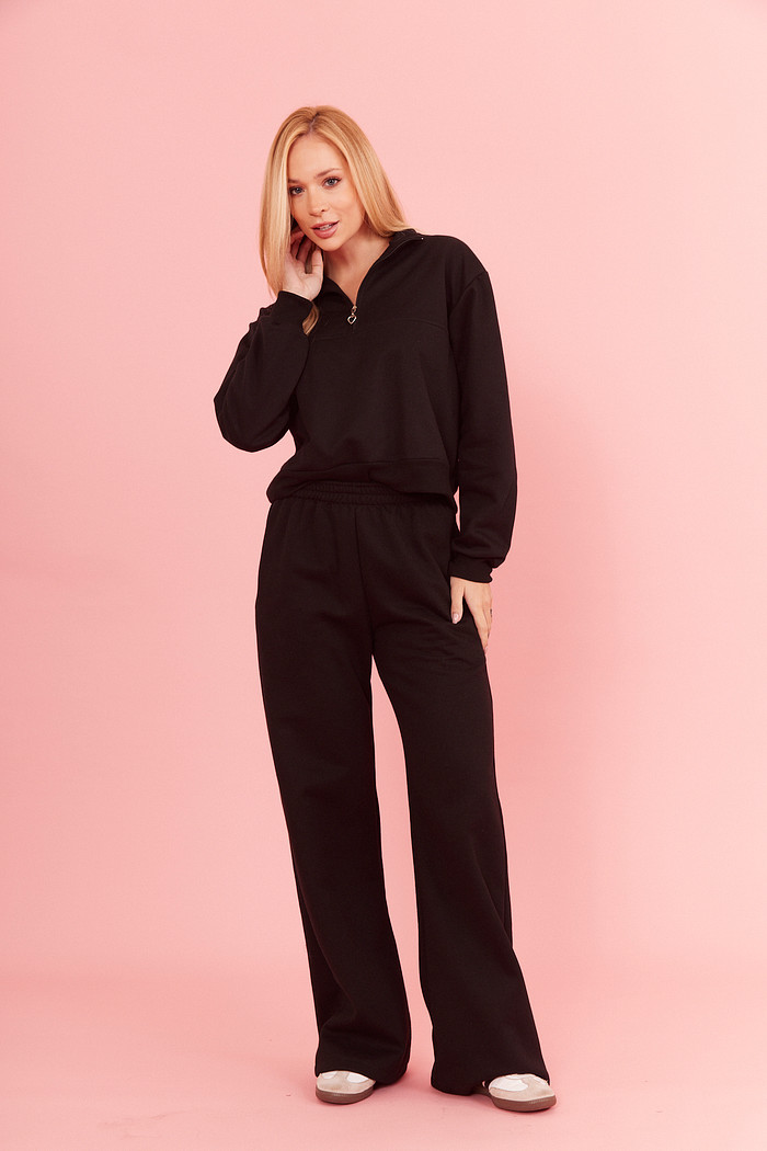 CALÇA DE MOLETOM CAMILE PRETO