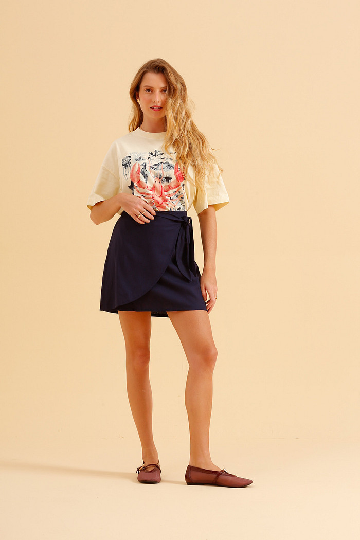 SHORTS SAIA AZUL MARINHO