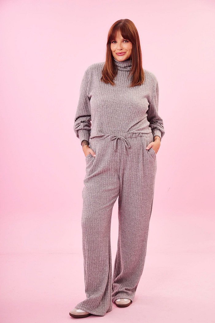 CONJUNTO TRICOT COMFY MESCLA