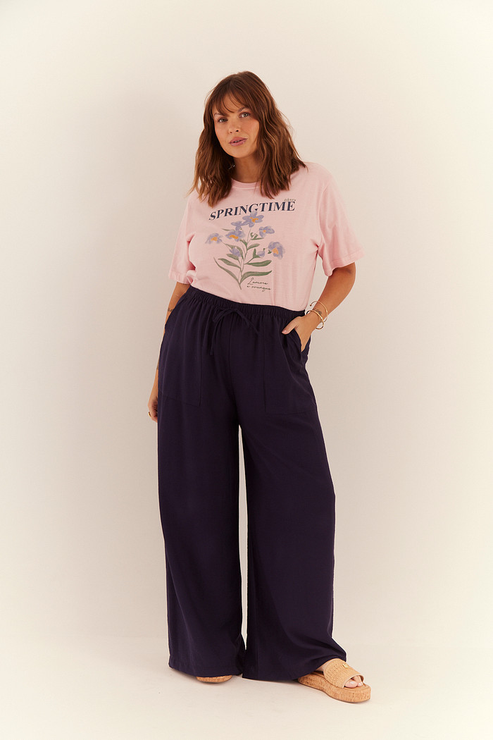 CALCA BRENDA AZUL MARINHO