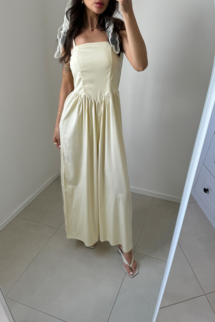 VESTIDO MIDI KARINA AMARELO