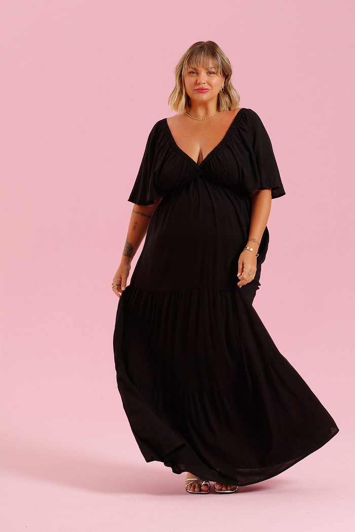 Vestido Midi Louise PRETO