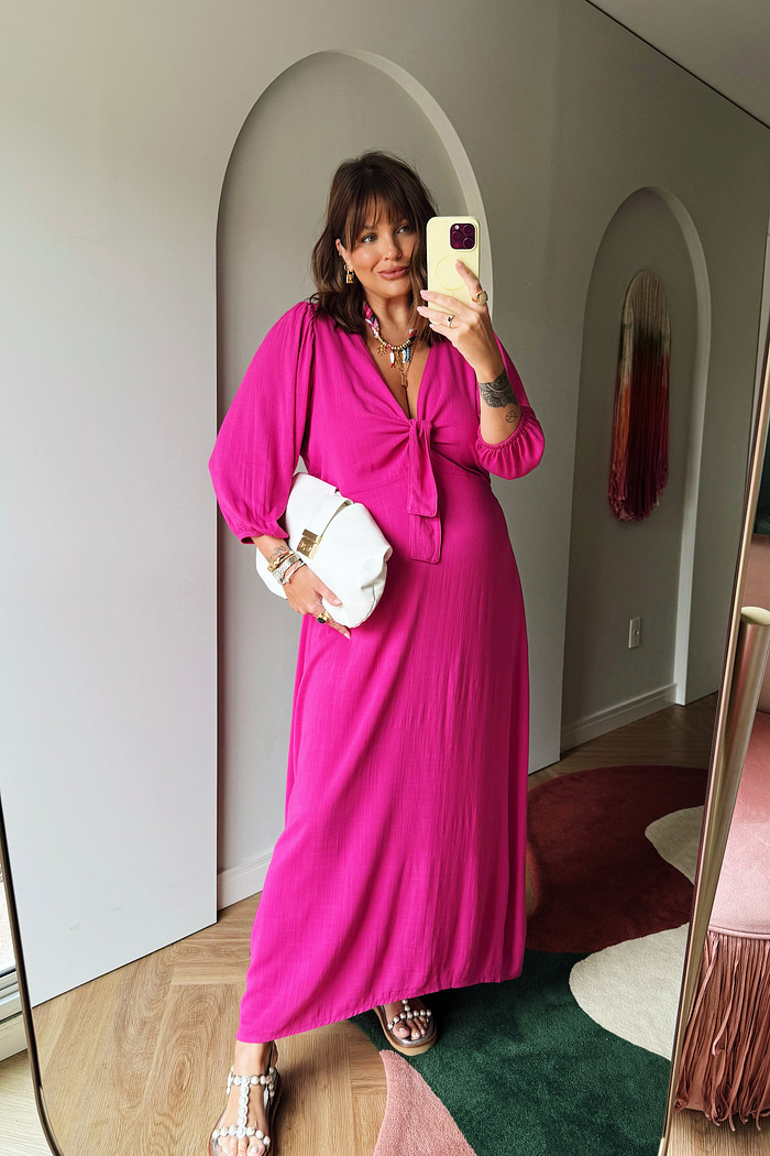 VESTIDO MIDI PAULA PINK