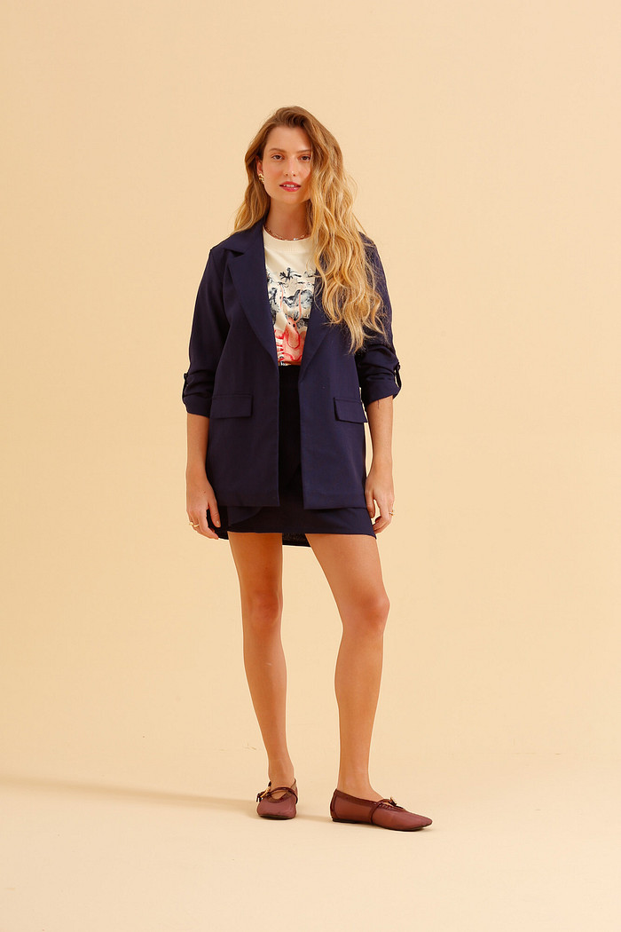 BLAZER AZUL MARINHO