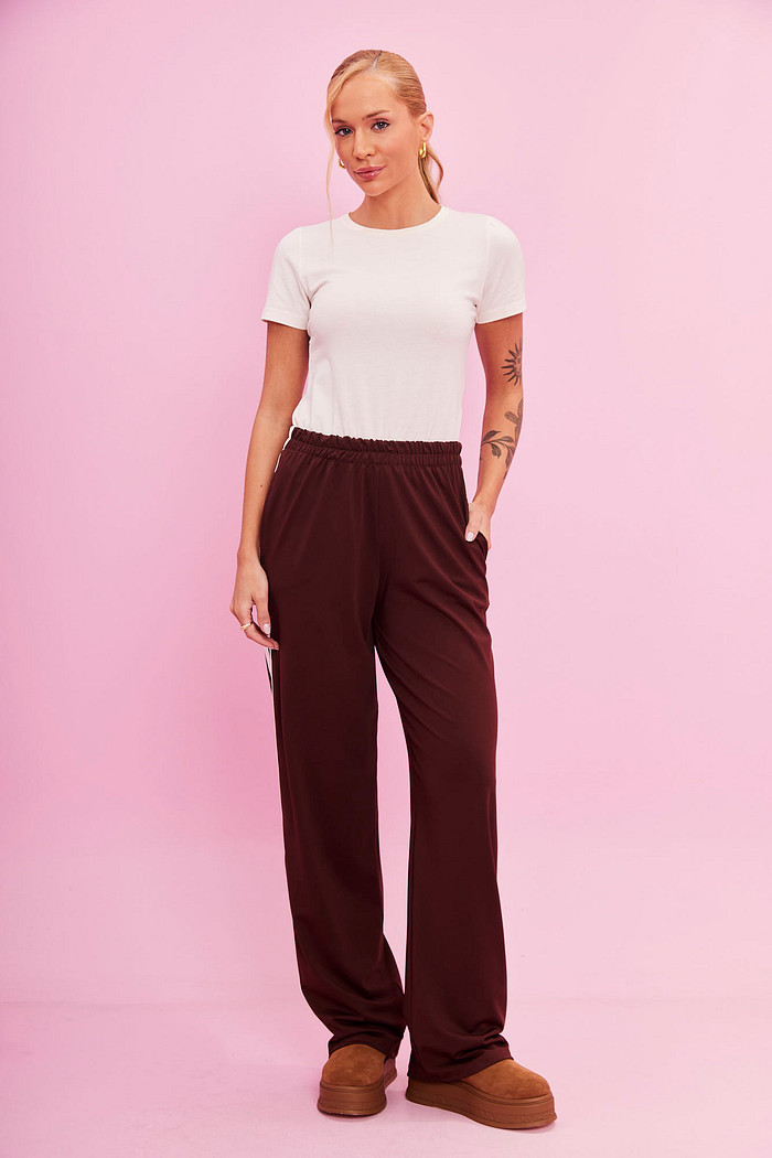 CALÇA TRACK PANTS MARROM