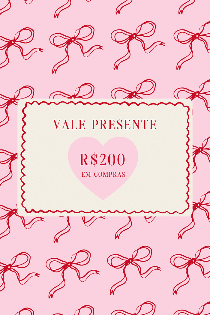 Vale presente In Love 200 BRANCO