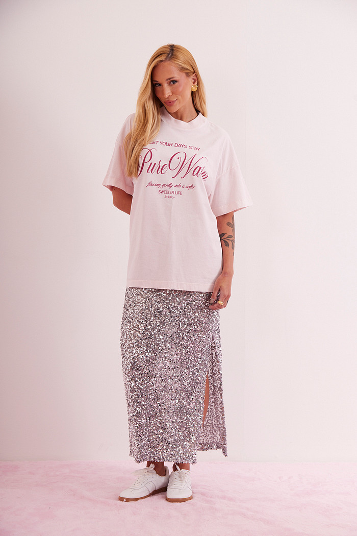 T-SHIRT OVER PURE WARM ROSA