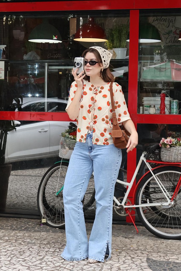 Calça Flare Jeans Helen JEANS