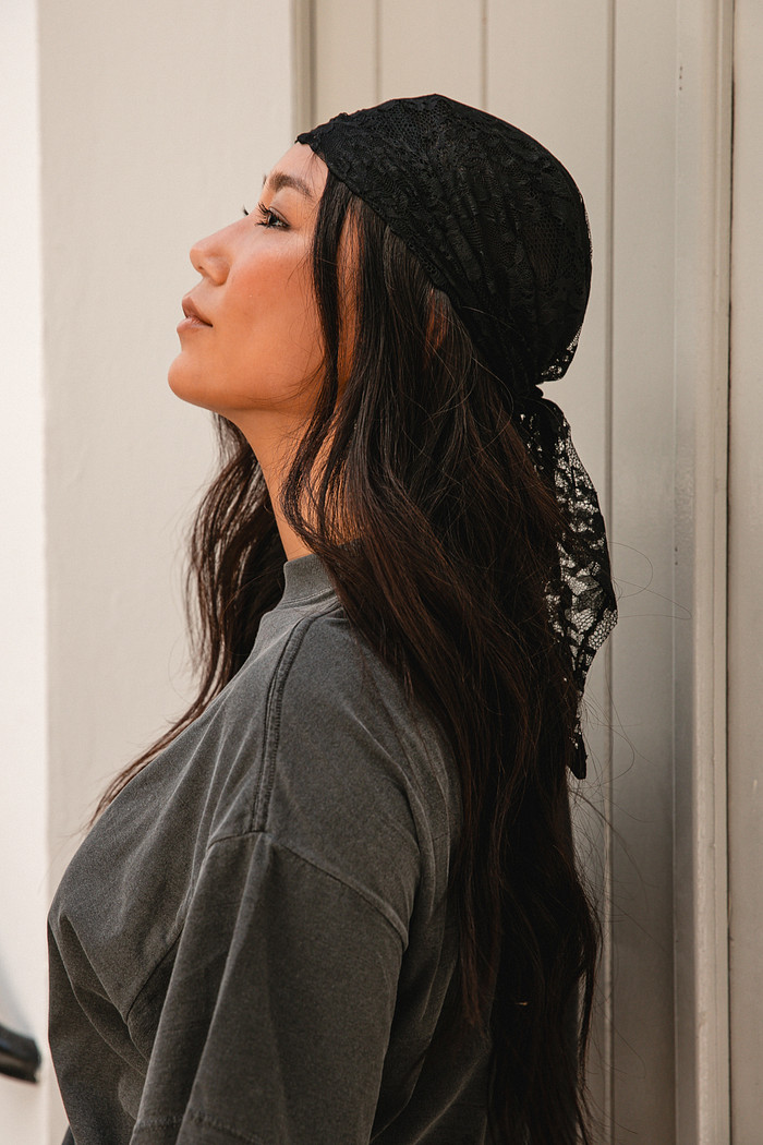 LENÇO RENDA ISIS PRETO