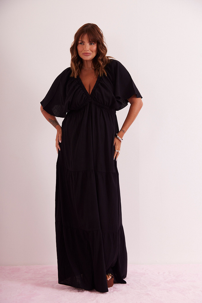 VESTIDO LONGO OLIVIA PRETO