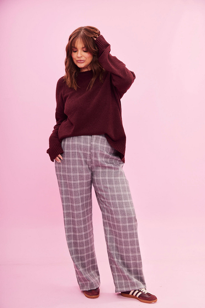 CALÇA ALFAITARIA JOANA XADREZ